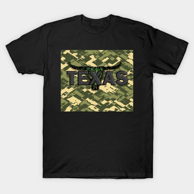 Texas Camo T-Shirt by rc1ark